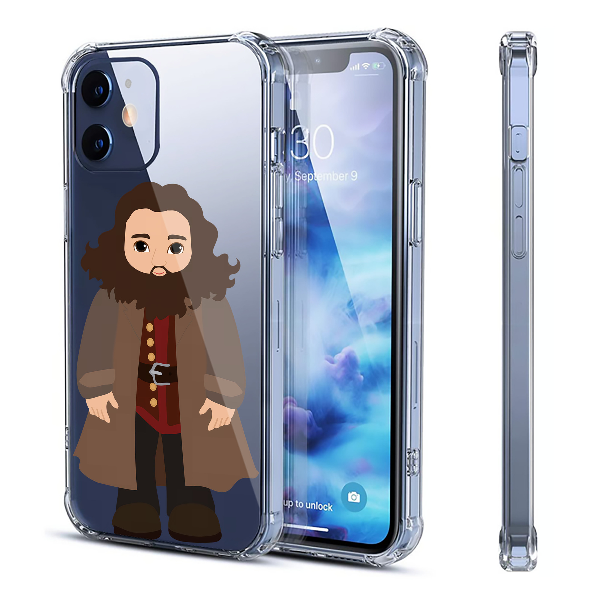 （画像用） Harry Potter ハリー・ポッターシリーズ 【iPhone 12シリーズ対応】透明スマホケース（クリアソフトケース）